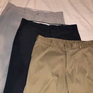 3 pairs men’s golf pants 34x30